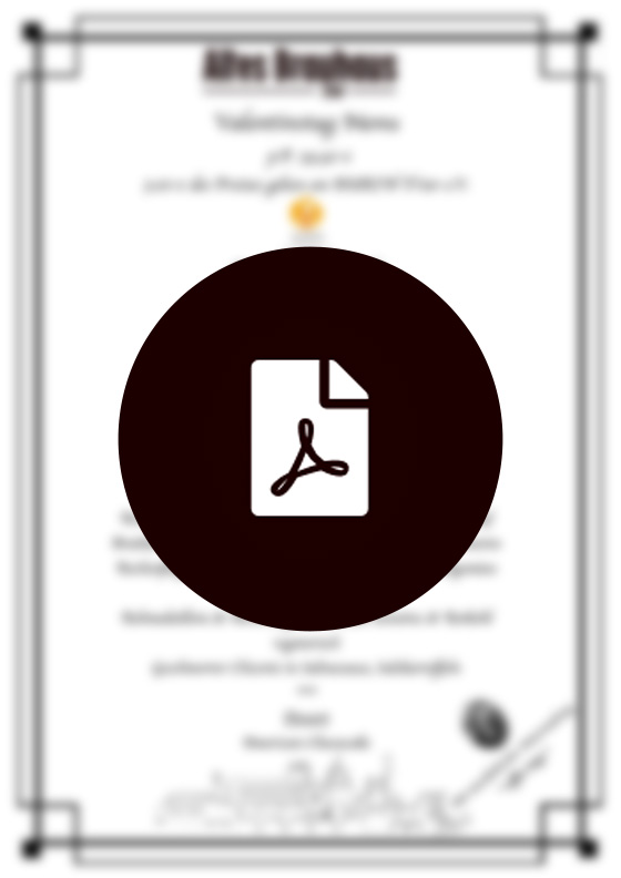 Valentinstag Menü Brauhaus Trier 2026 Valentinstag Menü Brauhaus Trier 2026